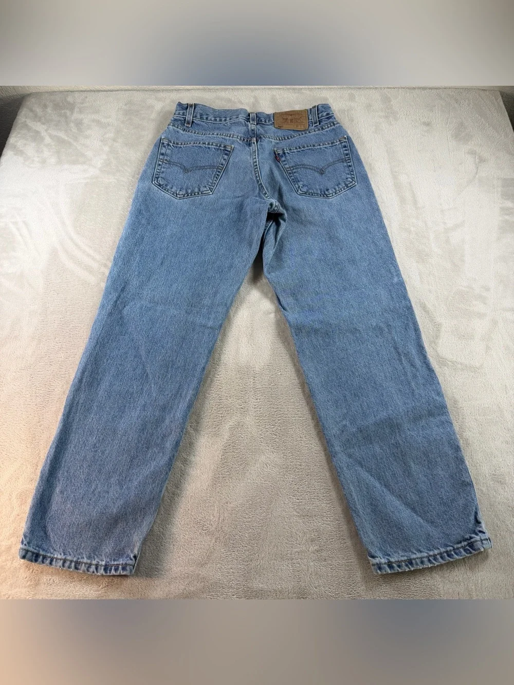 Levis 550 Mens Vintage Jeans 32x30 Blue Relaxed Fit Tapered Leg Med Wash Denim